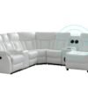 Champion White Reclining Sectional