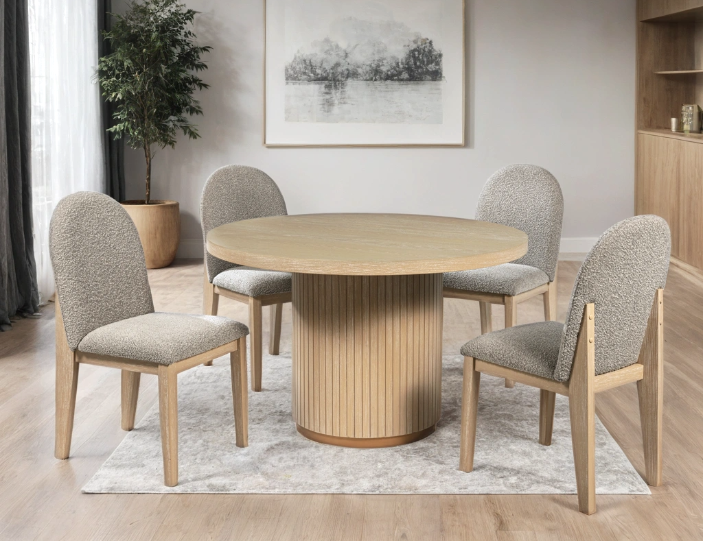 d400_orig.png D400 Dining Table + 4 Chair Set