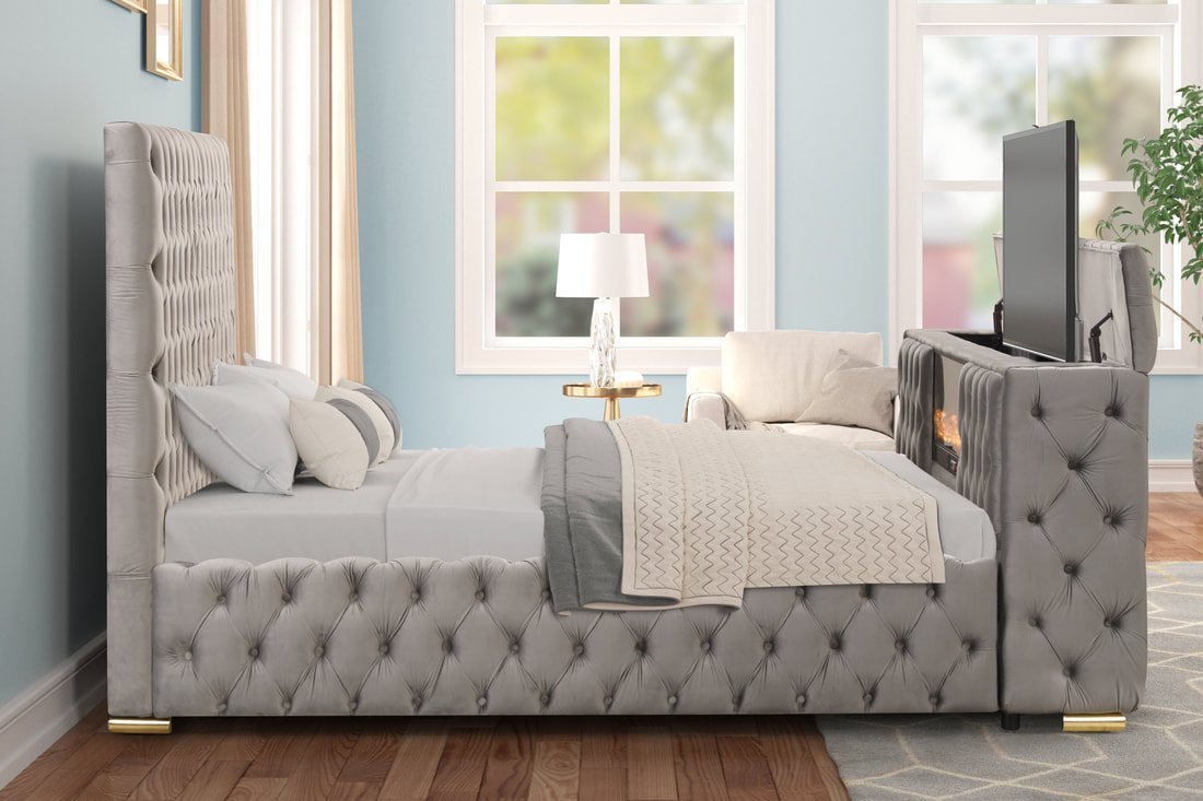 future-gray-3_orig.jpeg Future Gray Platform Bed - Queen, King