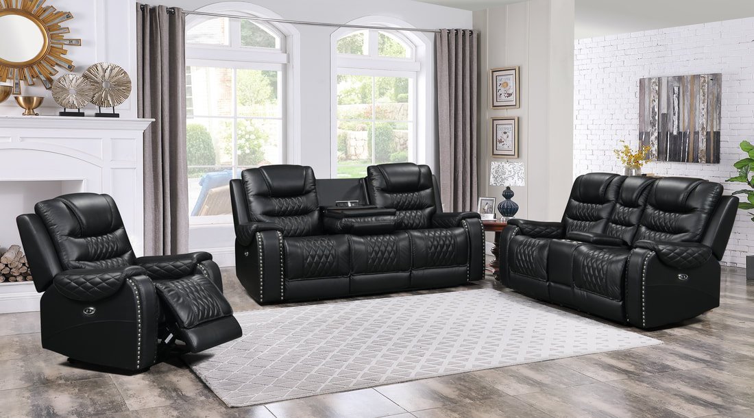 harley-power-black-7_orig-1.jpg Harley Black Power - TOP GRAIN LEATHER Reclining Set