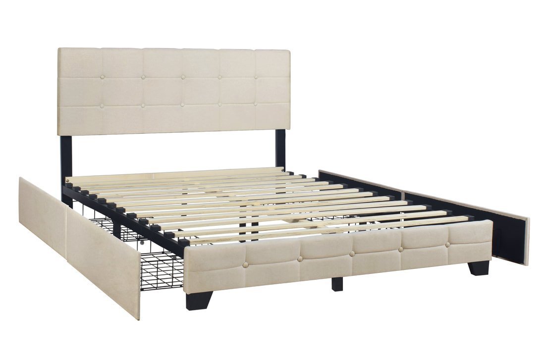 hh995-wood_orig.jpeg HH995 Platform Bed - Full, Queen, King