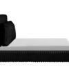 Lauren Black Platform Bed - Queen, King