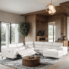 MILANO PEARL - 6PC Power Reclining Sectional