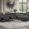 MILANO GRAY- 6PC Power Reclining Sectional
