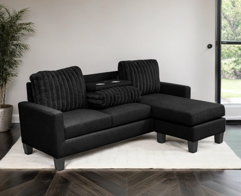 neymar-black-2_orig.png NEYMAR Black - Reversible Sectional