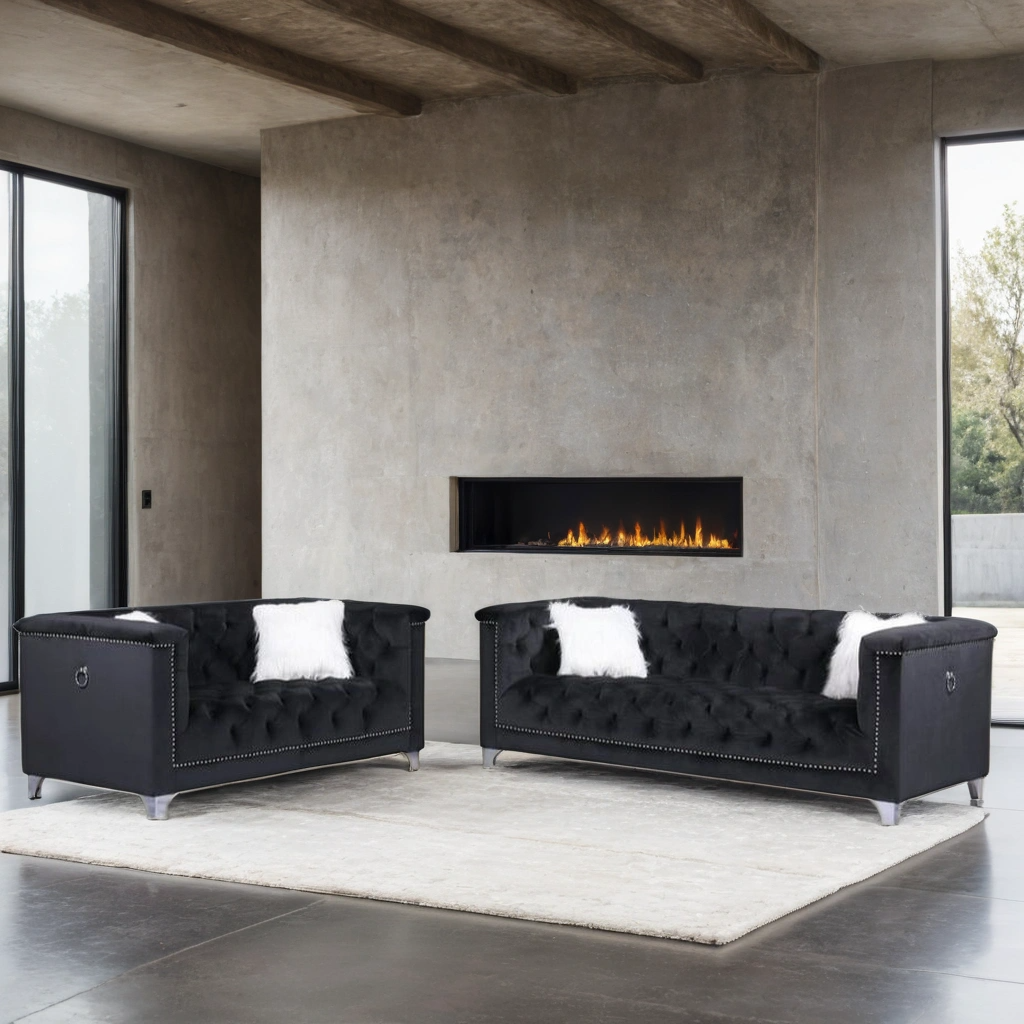 Prince - 2PC: Sofa and Loveseat Set