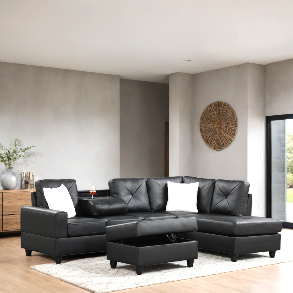 rocket-pu_orig.png Rocket PU Reversible Sectional (Black)