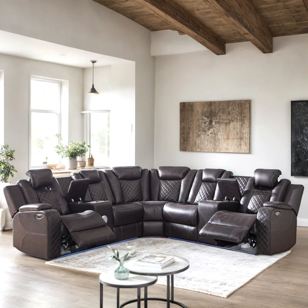 spaceship-brown_orig.png Spaceship Espresso Power Reclining Sectional