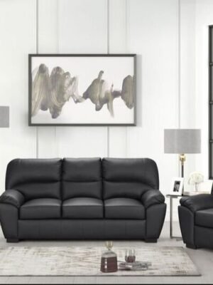 Tiffany Black - 2PC or 3PC Living Room Set