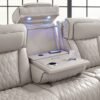 U271-05 Power 2PC Reclining Set (Genuine Leather + Air Massage)