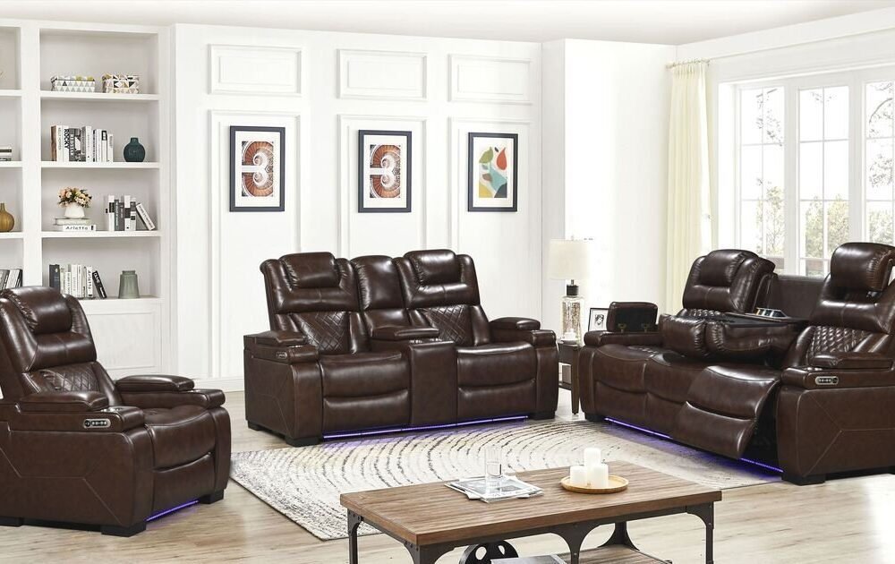 Woodland Brown 3PC Power Reclining Set